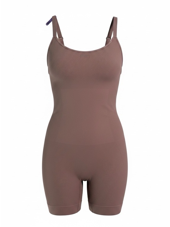Maidenform Other - NWT Maidenform Seamless Romper Firm Control Bodysuit Cocoa Mocha  Size 2XL